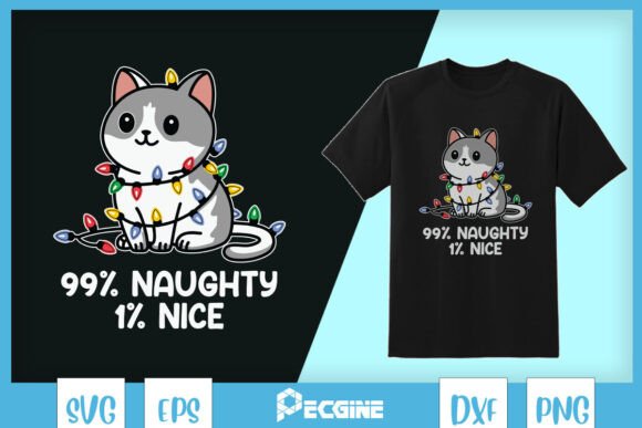 99 Naughty 1 Nice Christmas Cat SVG Review
