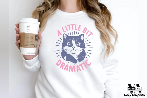 A Little Bit Dramatic Funny Cat SVG Review