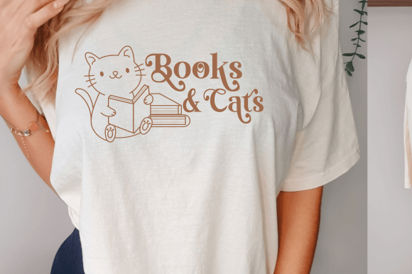 Books Cats Svg: A Versatile Embroidery Design for Creative Projects