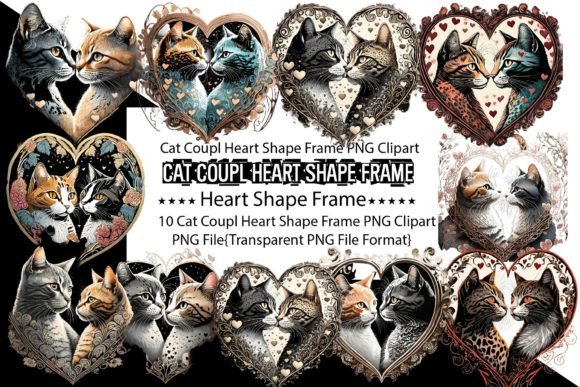 Cat Coupl Heart Shape Frame Sublimation Review