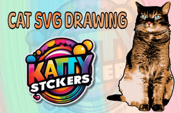 Cat Svg Drawing Review for Embroidery Projects