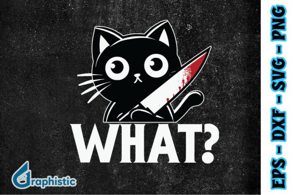Cat What Funny Black Cat SVG Review