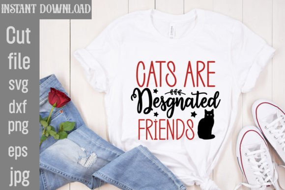 Cats Are Designated Friends SVG Cut File Review