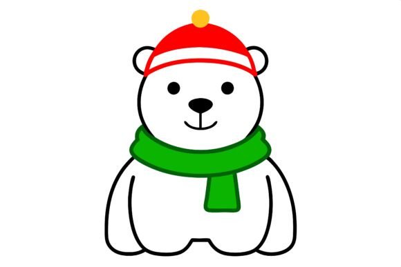 Christmas Cute Bear Animal SVG Vector Review