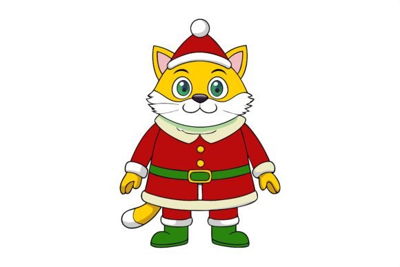 Christmas Santa Cat SVG Vector Review