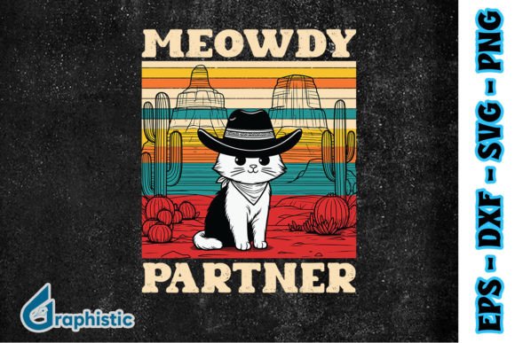 Cowboy Hat Meowdy Partner Cat SVG Review