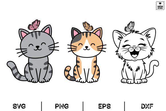 Cute Cat Svg with Butterfly Embroidery Design Review