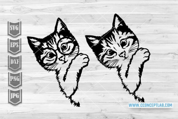 Cute Peeking Cat Svg Review for Embroidery Projects