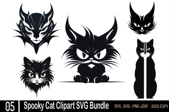 Funny Cat SVG Bundle for Embroidery Projects