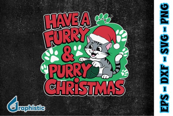Have a Furry and Purry Xmas Cat SVG Review