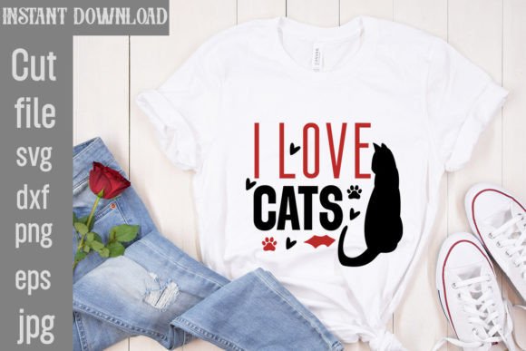 I Love Cats SVG Cut File Review