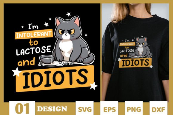 I m Intolerant Funny Cat SVG Review