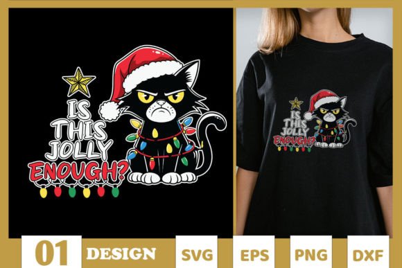 Is This Jolly Enough Naughty Cat SVG Review