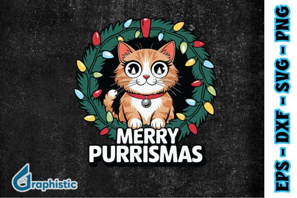 Merry Purrismas Xmas Cat SVG Review
