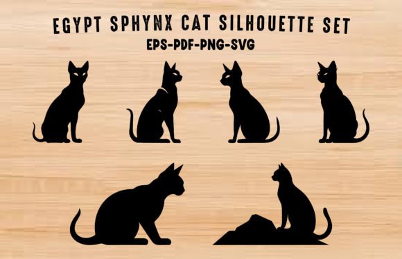 Sphynx Cat Silhouette SVG Clipart Bundle Review