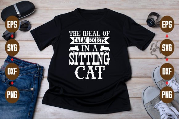 The Ideal of Calm Exists in a Sitting Cat