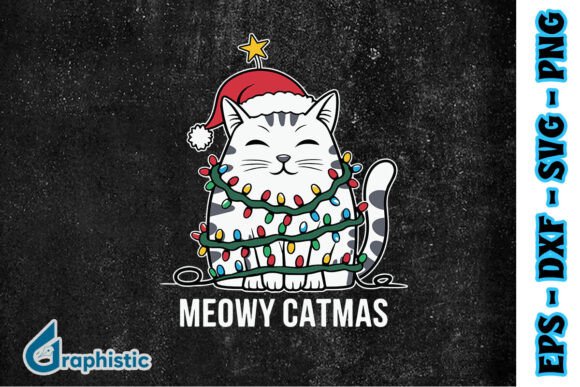 Xmas Cat Tree Happy Cat SVG Review